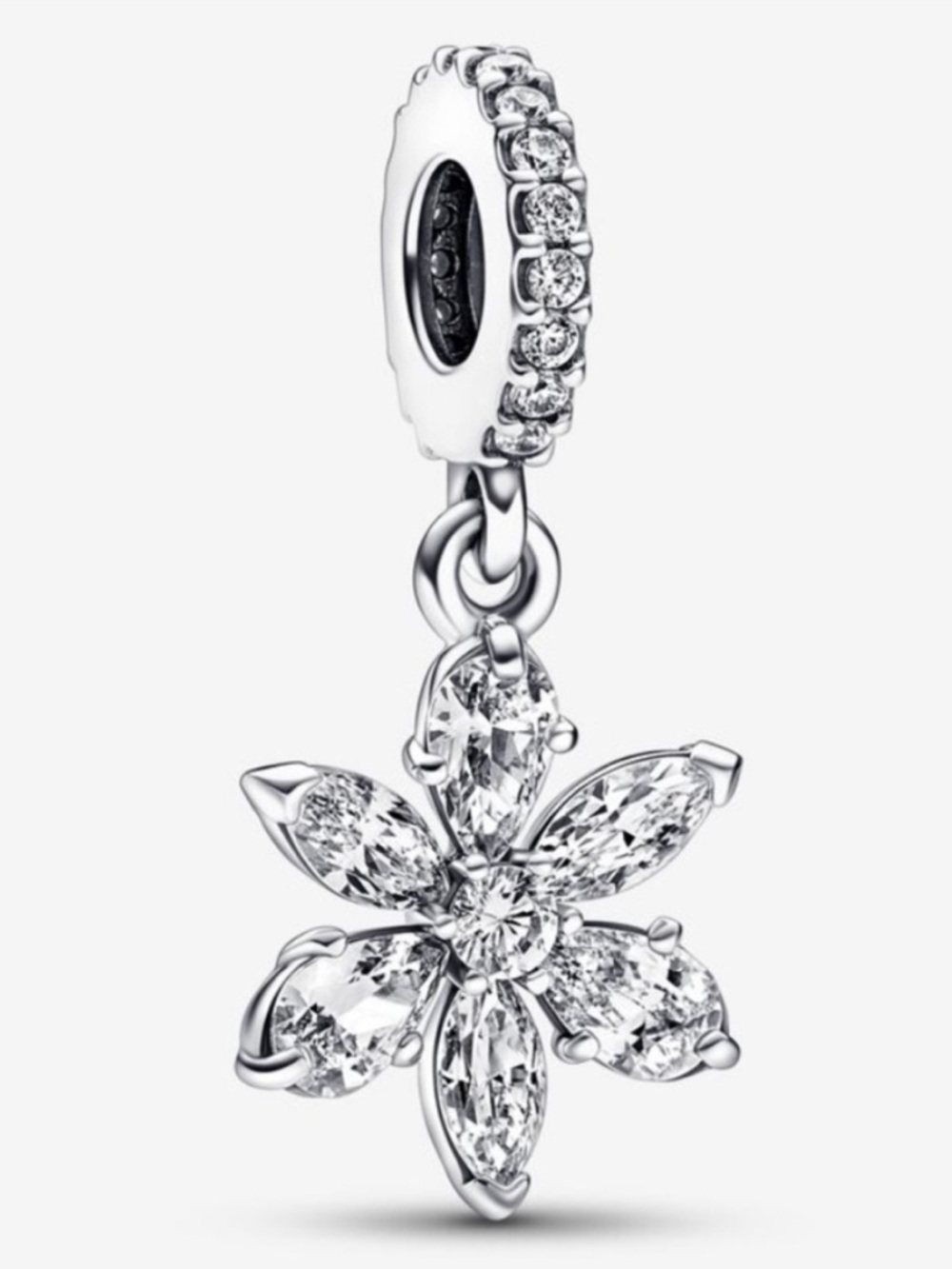 NWOT Sparkling Herbarium Cluster Dangle Charm Sterling Silver 925